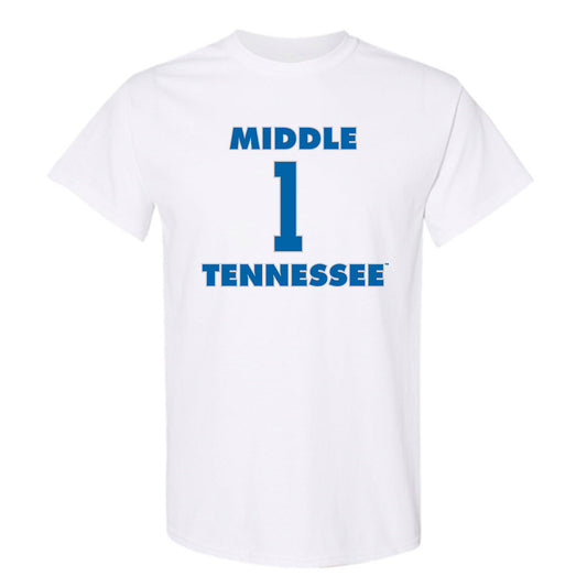 MTSU - NCAA Men's Basketball : Alec Oglesby - Replica Shersey T-Shirt-0