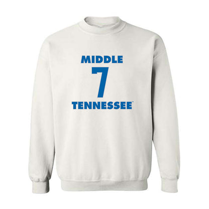 MTSU - NCAA Men's Basketball : Charvez Ambrose - Replica Shersey Crewneck Sweatshirt-0