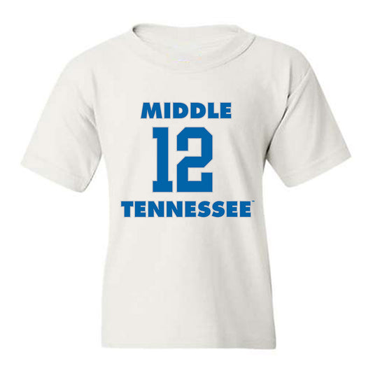 MTSU - NCAA Men's Basketball : Brandon Oloumou - Replica Shersey Youth T-Shirt-0