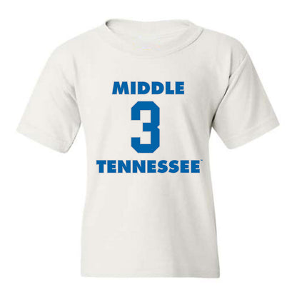 MTSU - NCAA Men's Basketball : Jestin Porter - Youth T-Shirt