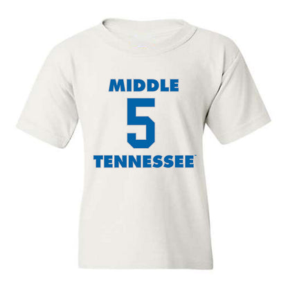 MTSU - NCAA Women's Basketball : Carsyn Swaney - Replica Shersey Youth T-Shirt-0