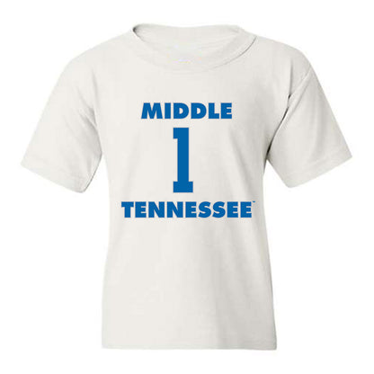 MTSU - NCAA Men's Basketball : Alec Oglesby - Replica Shersey Youth T-Shirt-0