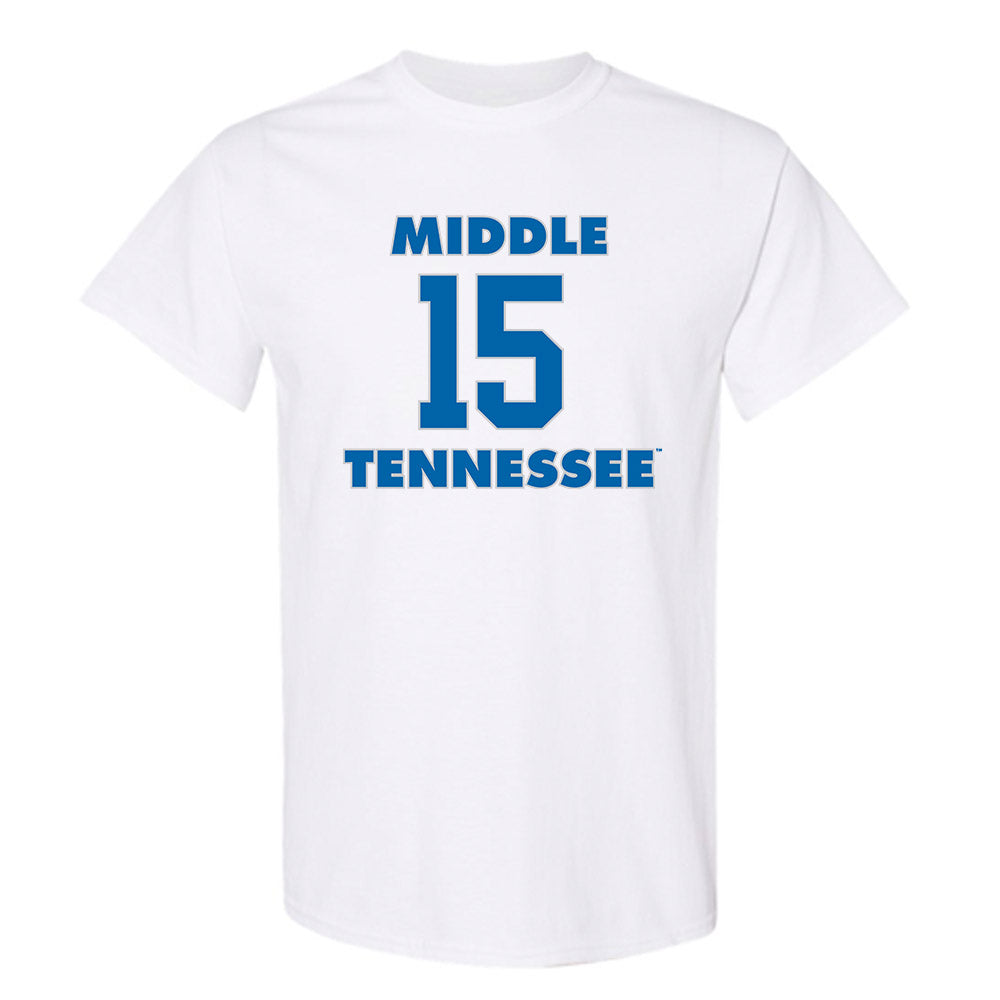 MTSU - NCAA Women's Basketball : Nicole Dominguez - Replica Shersey T-Shirt-0