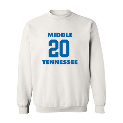 MTSU - NCAA Men's Basketball : Savon Wykle - Replica Shersey Crewneck Sweatshirt-0