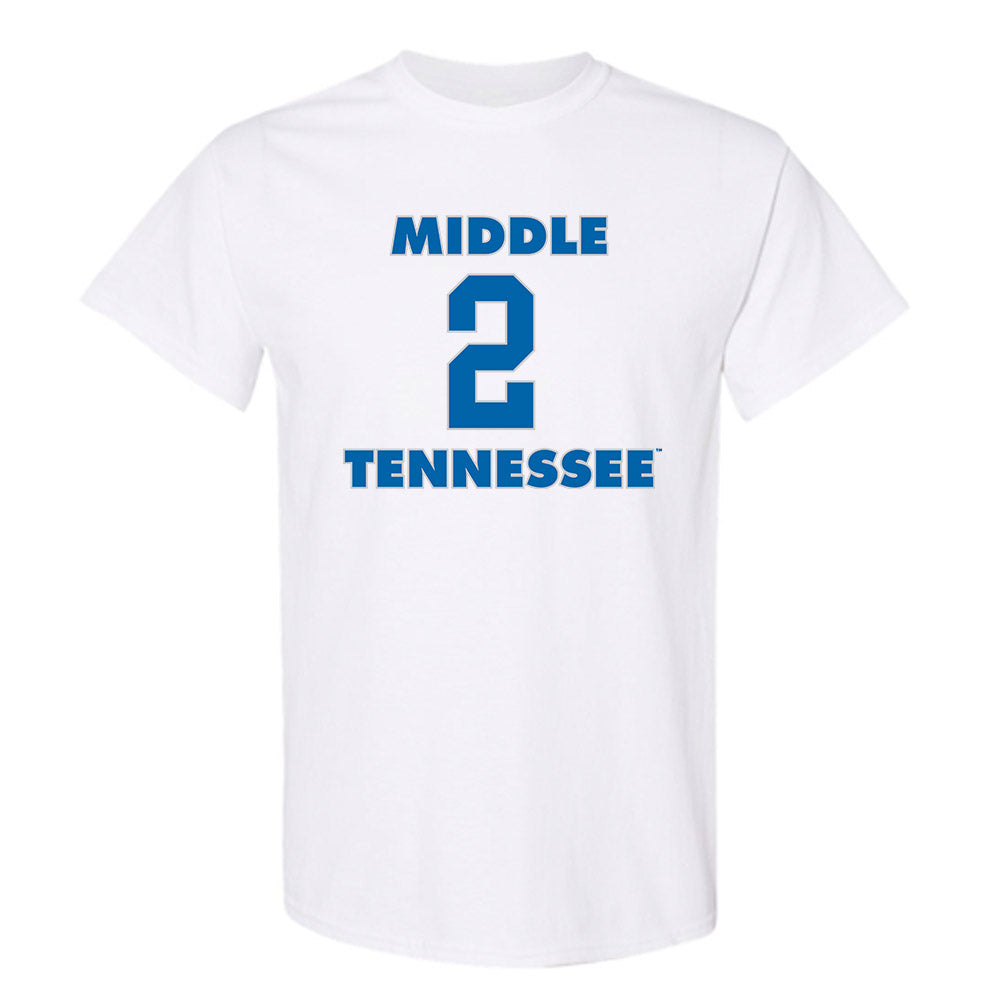 MTSU - NCAA Men's Basketball : Jlynn Counter - Replica Shersey T-Shirt-0