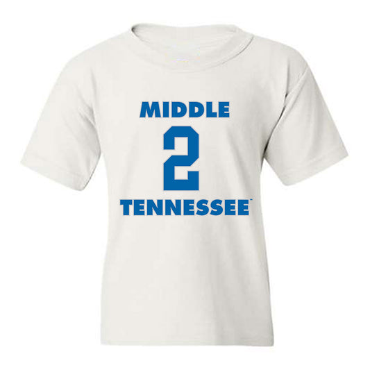 MTSU - NCAA Men's Basketball : Jlynn Counter - Replica Shersey Youth T-Shirt-0