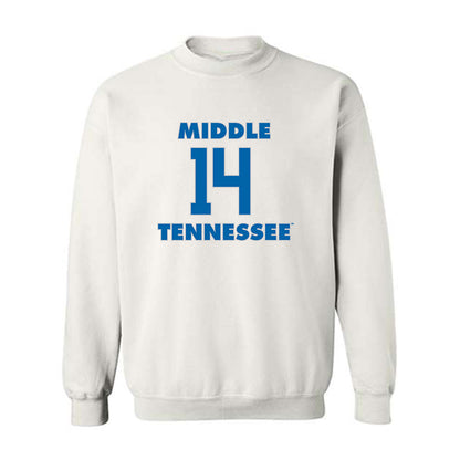 MTSU - NCAA Women's Basketball : Savannah Davis - Replica Shersey Crewneck Sweatshirt-0