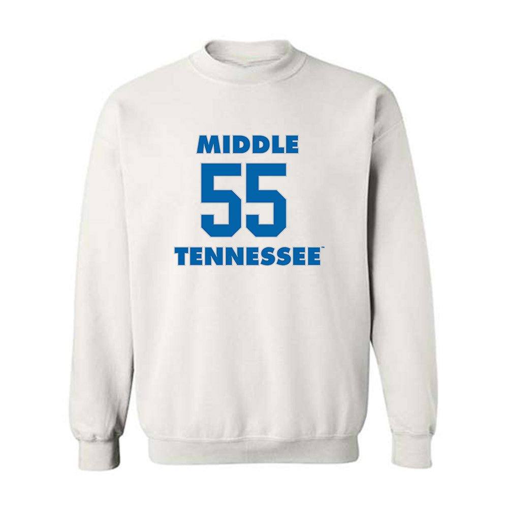 MTSU - NCAA Men's Basketball : Sean Smith - Replica Shersey Crewneck Sweatshirt-0