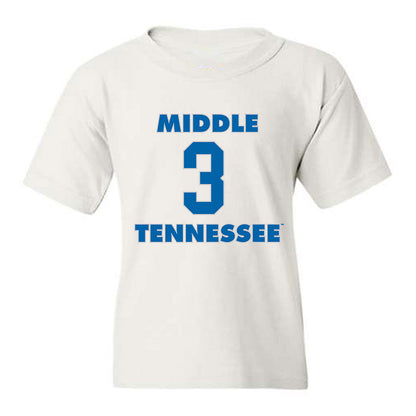 MTSU - NCAA Men's Basketball : Luka Jovanovic - Replica Shersey Youth T-Shirt-0