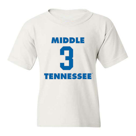 MTSU - NCAA Men's Basketball : Luka Jovanovic - Replica Shersey Youth T-Shirt-0