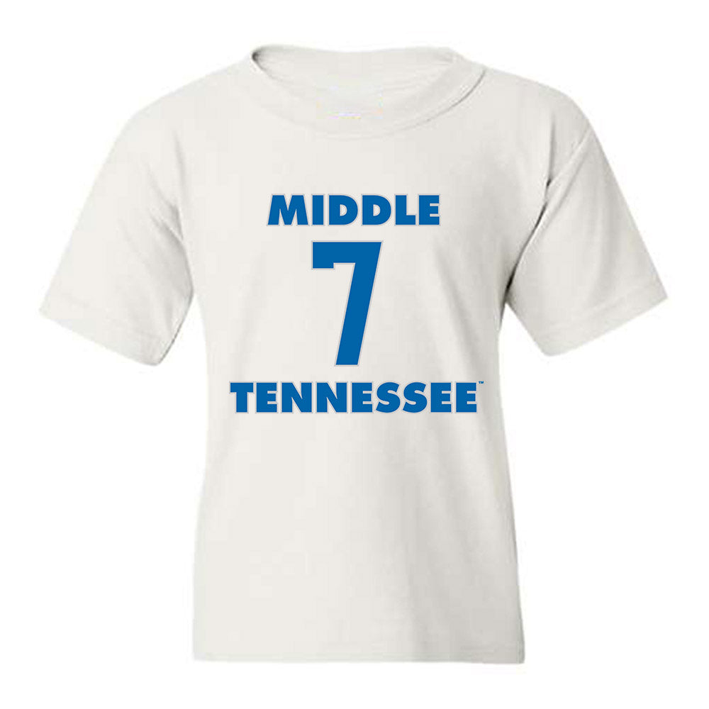 MTSU - NCAA Men's Basketball : Charvez Ambrose - Replica Shersey Youth T-Shirt-0