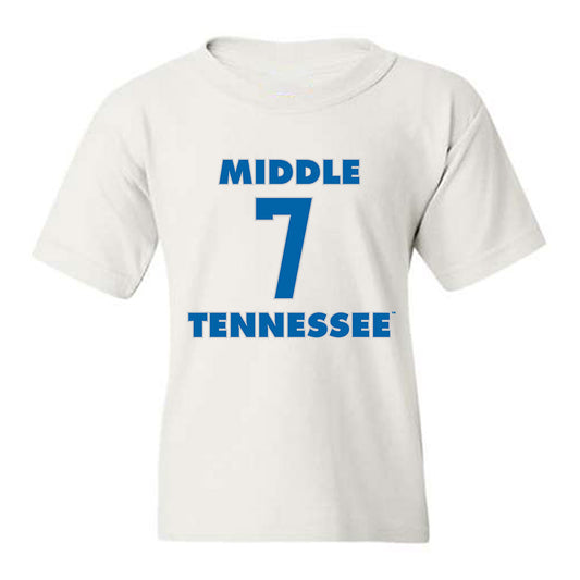 MTSU - NCAA Men's Basketball : Charvez Ambrose - Replica Shersey Youth T-Shirt-0