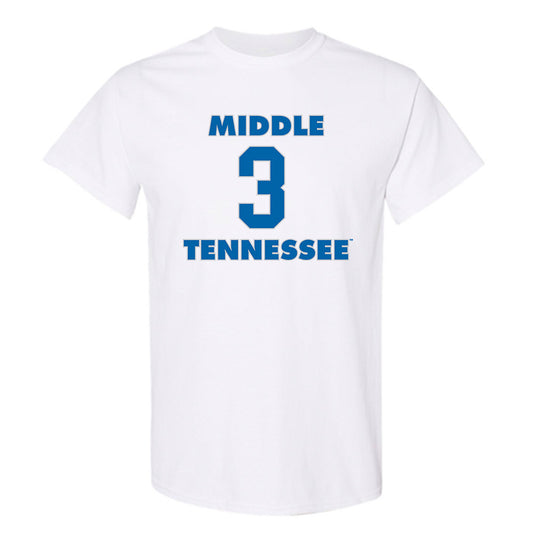 MTSU - NCAA Men's Basketball : Luka Jovanovic - Replica Shersey T-Shirt-0