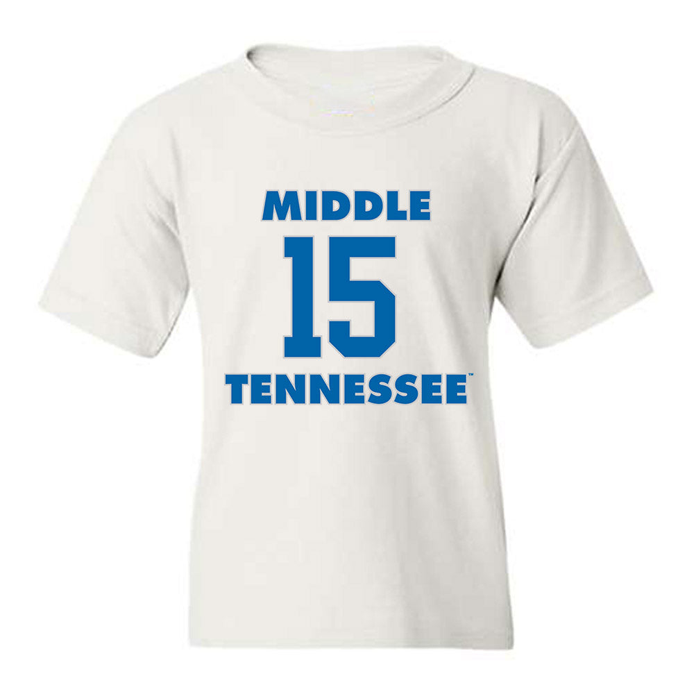 MTSU - NCAA Women's Basketball : Nicole Dominguez - Replica Shersey Youth T-Shirt-0