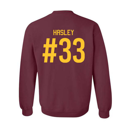 Arizona State - NCAA Men's Ice Hockey : Connor Hasley - Classic Shersey Crewneck Sweatshirt-1