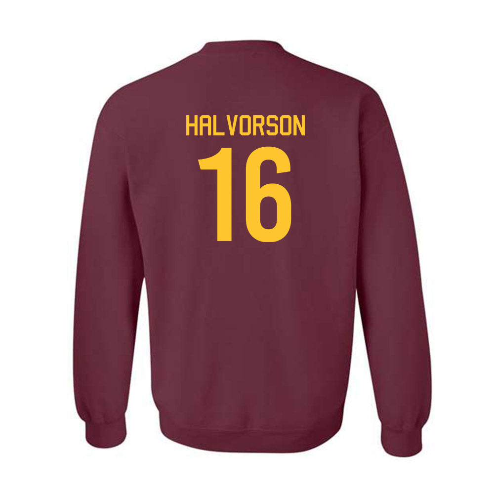 Arizona State - NCAA Baseball : Wyatt Halvorson - Classic Shersey Crewneck Sweatshirt-1