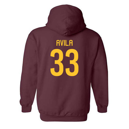 Arizona State - NCAA Softball : Yazzy Avila - Classic Shersey Hooded Sweatshirt-1