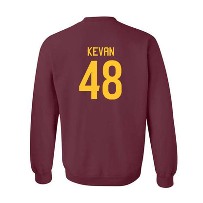 Arizona State - NCAA Men's Ice Hockey : Ben Kevan - Classic Shersey Crewneck Sweatshirt-1