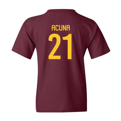 Arizona State - NCAA Softball : Yannixa Acuna - Classic Shersey Youth T-Shirt-1