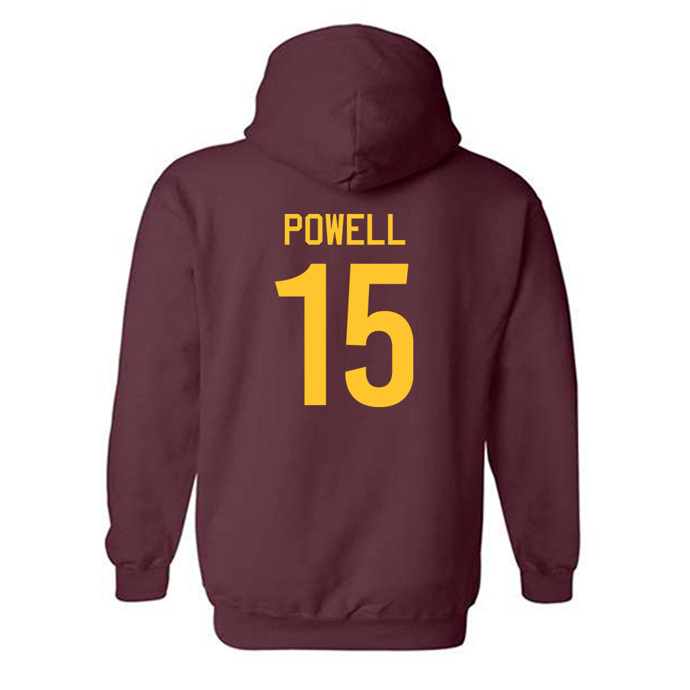 Arizona State - NCAA Men's Ice Hockey : Noah Powell - Classic Shersey Hooded Sweatshirt-1