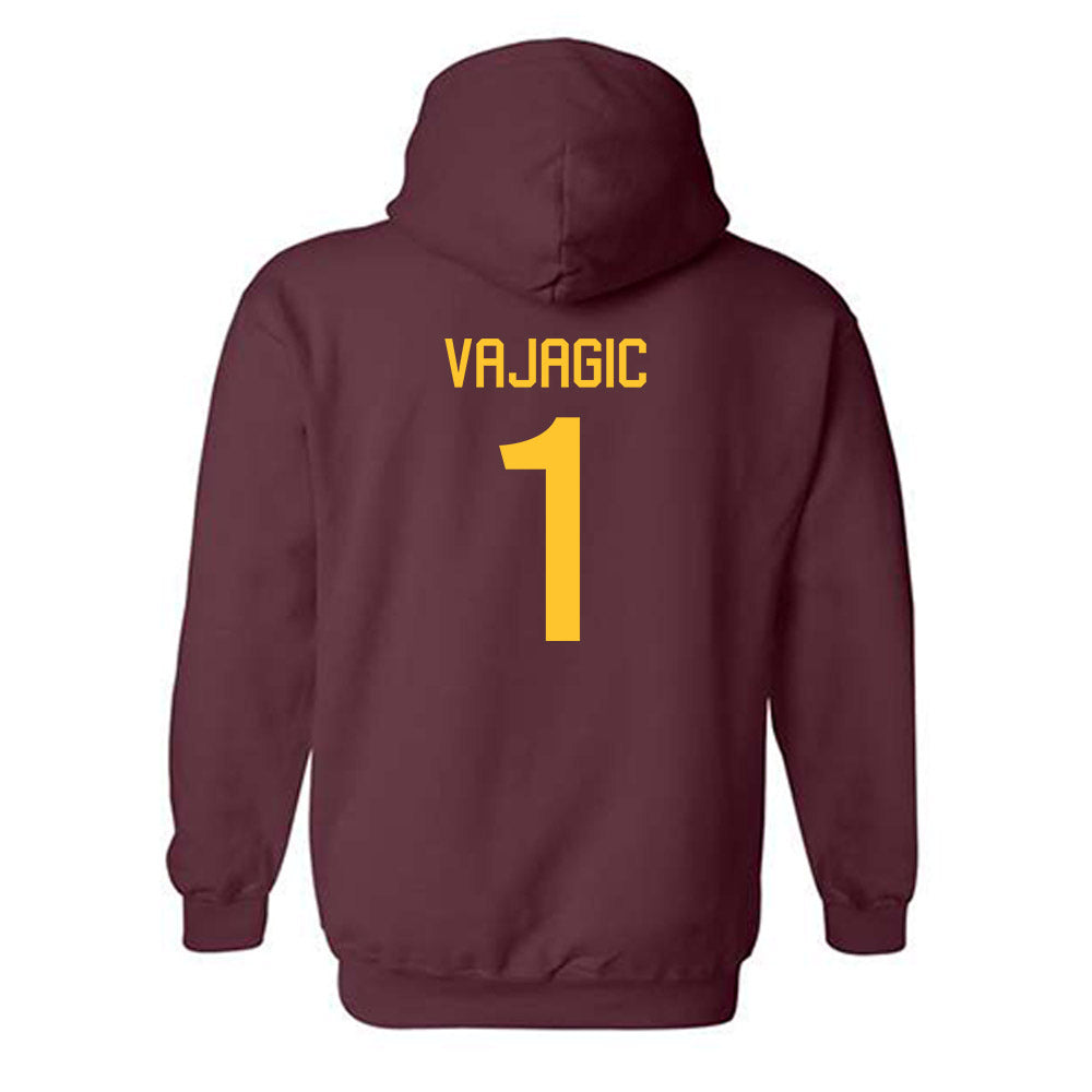 Arizona State - NCAA Women's Volleyball : Una Vajagic - Classic Shersey Hooded Sweatshirt-1