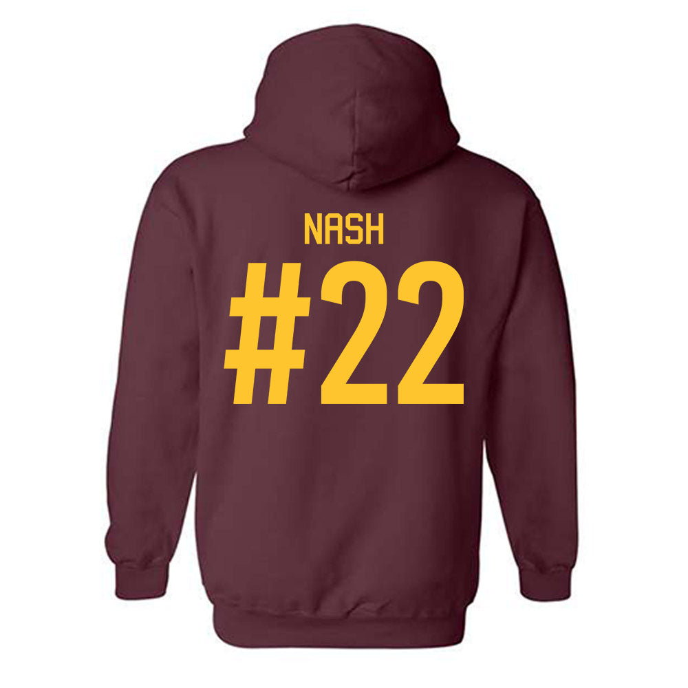 Arizona State - NCAA Men's Ice Hockey : Ty Nash - Classic Shersey Hooded Sweatshirt-1