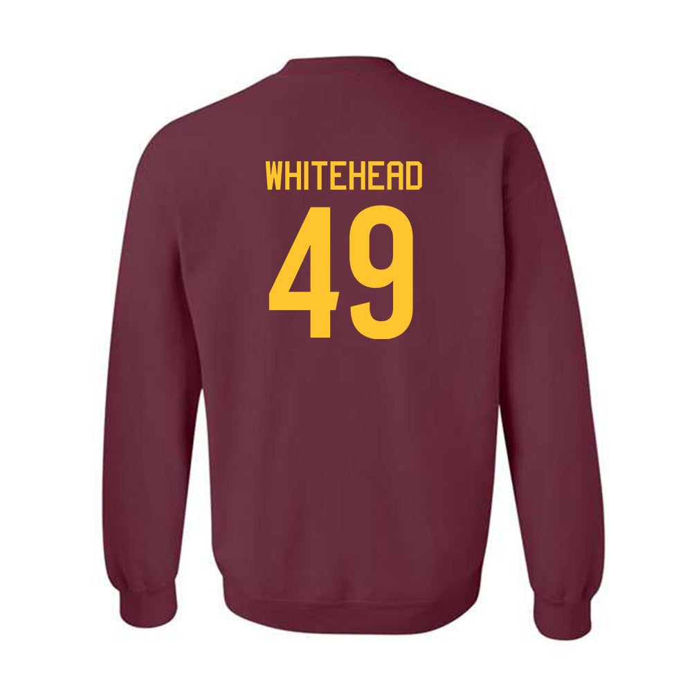 Arizona State - NCAA Men's Ice Hockey : Braxton Whitehead - Classic Shersey Crewneck Sweatshirt-1