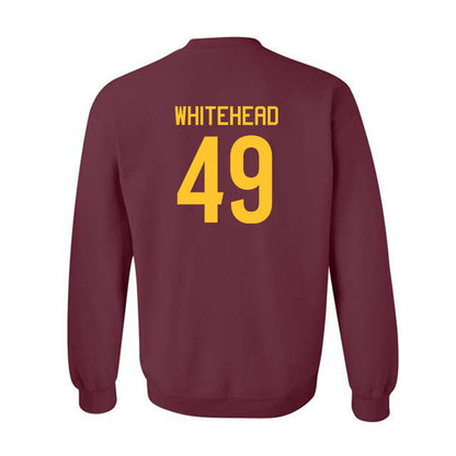 Arizona State - NCAA Men's Ice Hockey : Braxton Whitehead - Classic Shersey Crewneck Sweatshirt-1