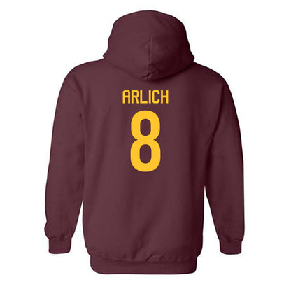 Arizona State - NCAA Baseball : Max Arlich - Classic Shersey Hooded Sweatshirt