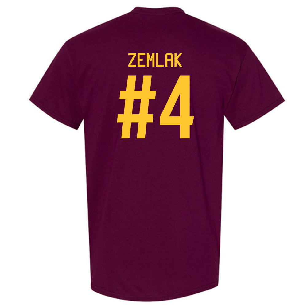 Arizona State - NCAA Men's Ice Hockey : Austin Zemlak - Classic Shersey T-Shirt-1