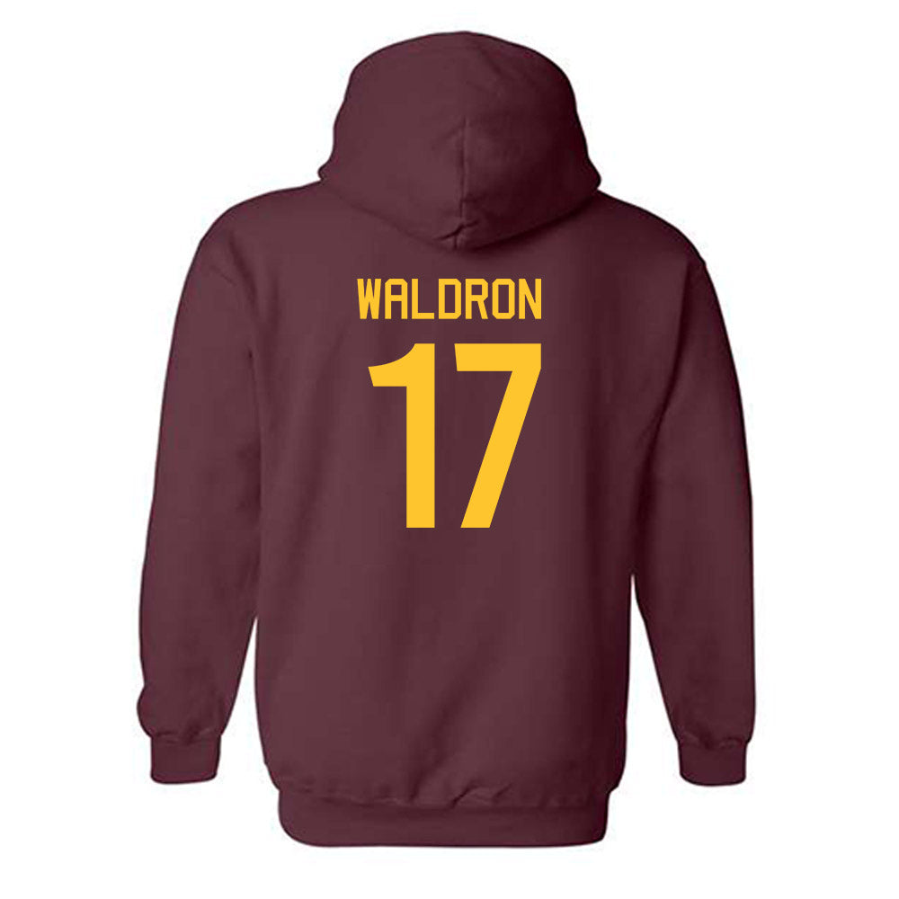 Arizona State - NCAA Men's Ice Hockey : John Waldron - Classic Shersey Hooded Sweatshirt-1