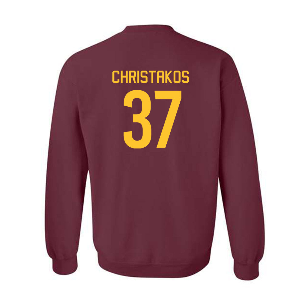 Arizona State - NCAA Football : Tommy Christakos - Classic Shersey Crewneck Sweatshirt-1
