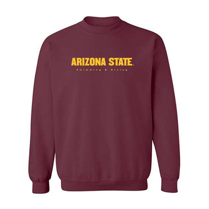 Arizona State - NCAA Men's Swimming & Diving : Jonny Kulow - Crewneck Sweatshirt Classic Shersey