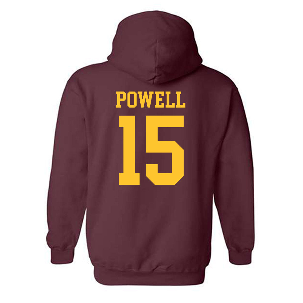 Arizona State - NCAA Men's Ice Hockey : Noah Powell - Classic Shersey Hooded Sweatshirt-1
