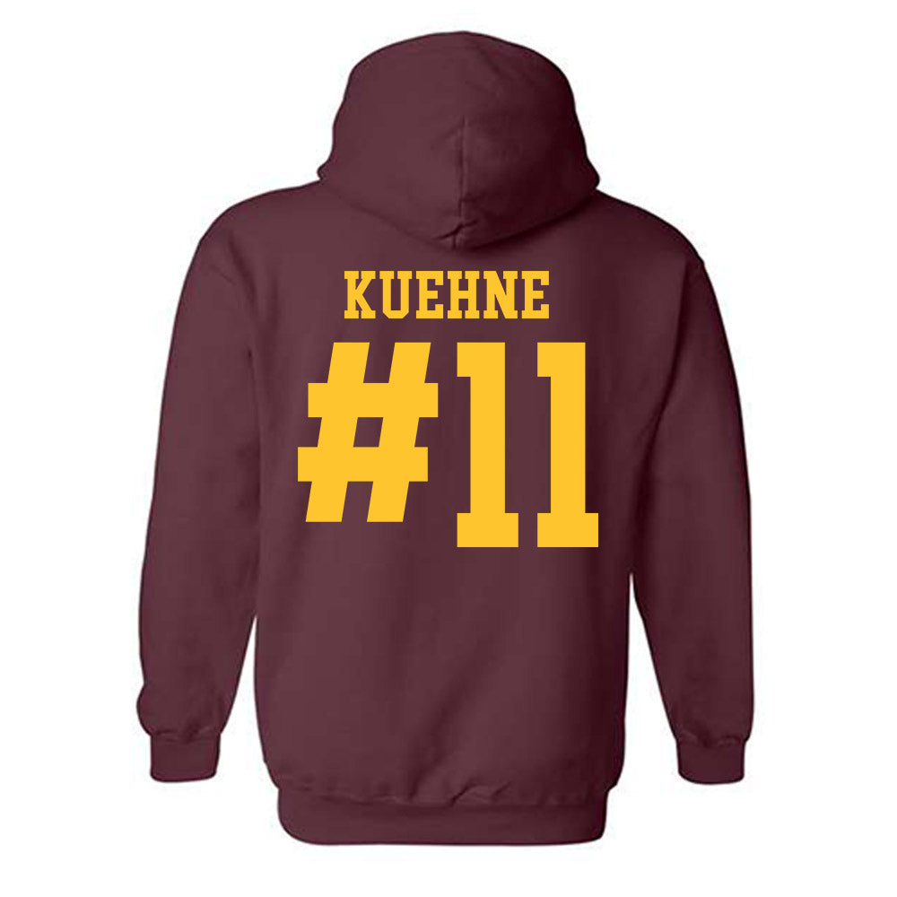 Arizona State - NCAA Men's Ice Hockey : Lincoln Kuehne - Classic Shersey Hooded Sweatshirt-1