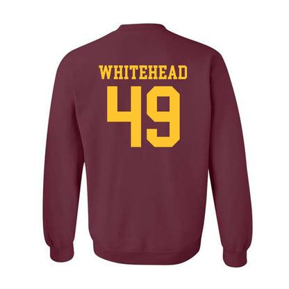 Arizona State - NCAA Men's Ice Hockey : Braxton Whitehead - Classic Shersey Crewneck Sweatshirt-1