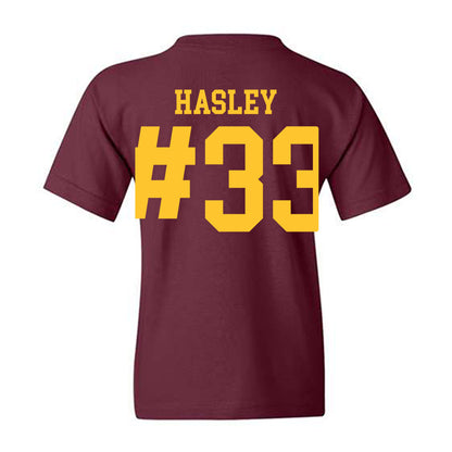 Arizona State - NCAA Men's Ice Hockey : Connor Hasley - Classic Shersey Youth T-Shirt-1