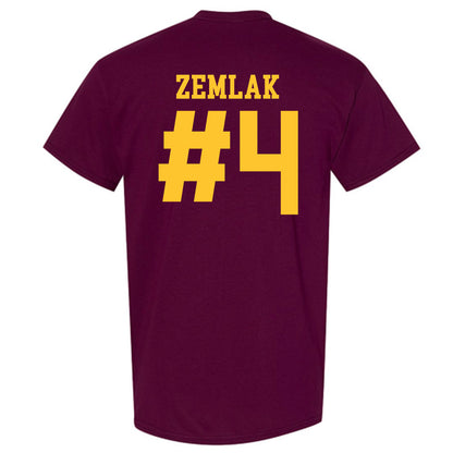 Arizona State - NCAA Men's Ice Hockey : Austin Zemlak - Classic Shersey T-Shirt-1