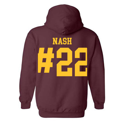 Arizona State - NCAA Men's Ice Hockey : Ty Nash - Classic Shersey Hooded Sweatshirt-1