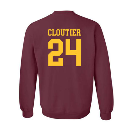 Arizona State - NCAA Men's Ice Hockey : Justin Cloutier - Classic Shersey Crewneck Sweatshirt-1
