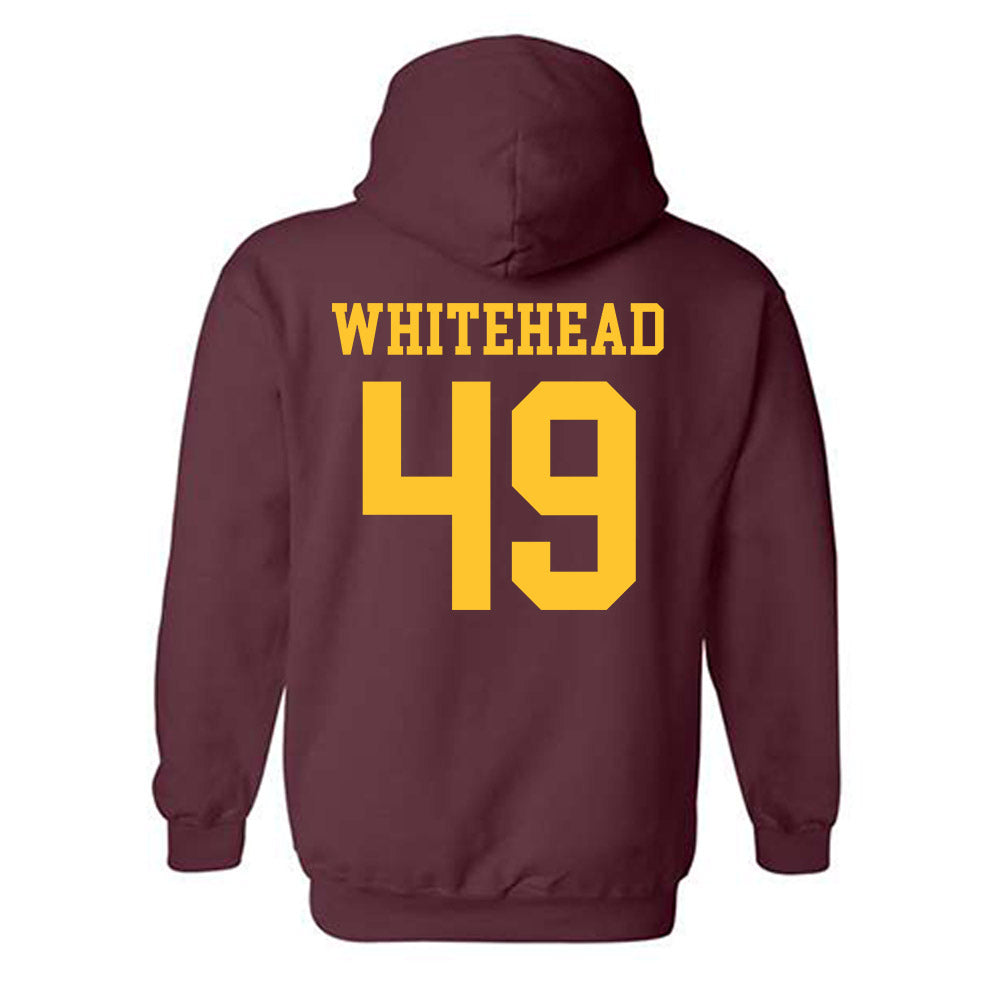 Arizona State - NCAA Men's Ice Hockey : Braxton Whitehead - Classic Shersey Hooded Sweatshirt-1
