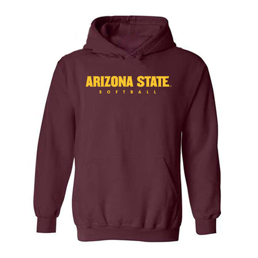 Arizona State - NCAA Softball : Avery Motroni - Classic Shersey Hooded Sweatshirt-0
