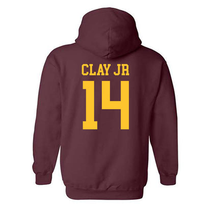 Arizona State - NCAA Men's Basketball : Chianti Clay Jr - Classic Shersey Hooded Sweatshirt