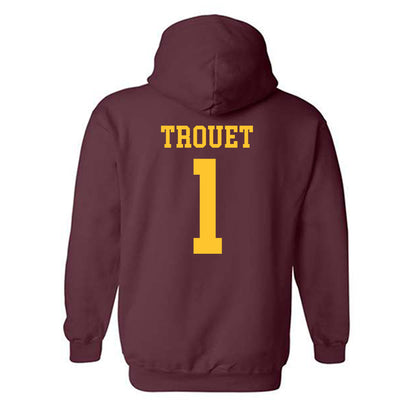Arizona State - NCAA Men's Basketball : Santiago Trouet - Classic Shersey Hooded Sweatshirt-1