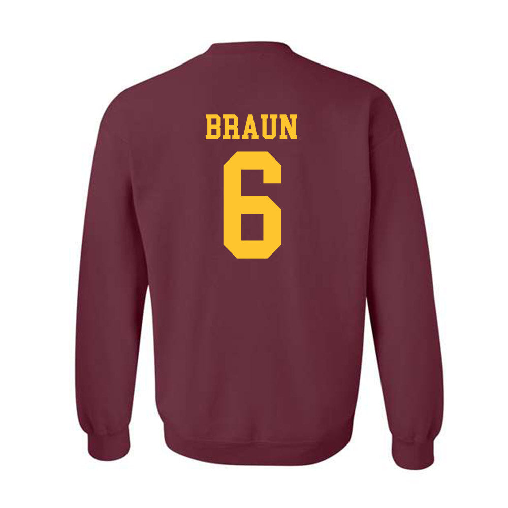 Arizona State - NCAA Men's Basketball : Connor Braun - Classic Shersey Crewneck Sweatshirt