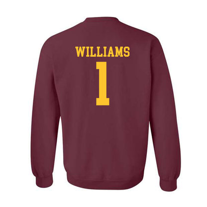 Arizona State - NCAA Women's Basketball : Amaya Williams - Classic Shersey Crewneck Sweatshirt-1