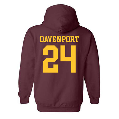 Arizona State - NCAA Women's Basketball : Deborah Davenport - Classic Shersey Hooded Sweatshirt-1