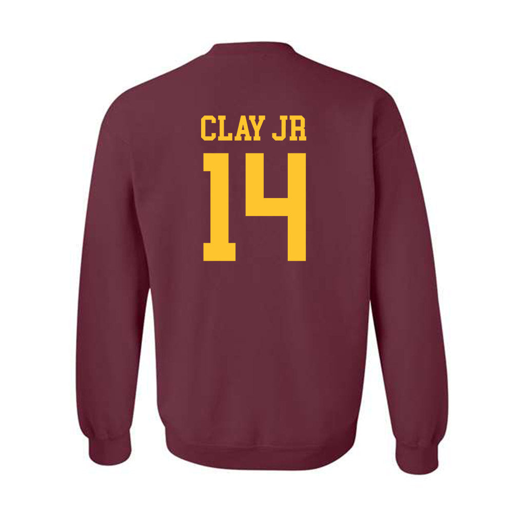 Arizona State - NCAA Men's Basketball : Chianti Clay Jr - Classic Shersey Crewneck Sweatshirt