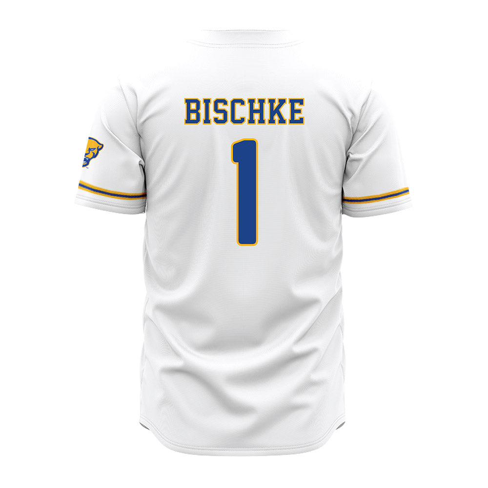 Pittsburgh - NCAA Baseball : Tyler Bischke - Baseball Jersey White