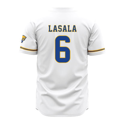 Pittsburgh - NCAA Baseball : Anthony LaSala - White Jersey-1